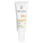 Iwostin Solecrin Purritin set, fluide léger matifiant, SPF 50+, 2 x 40 ml + ballon de plage gratuit