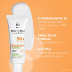 Iwostin Solecrin Purritin set, fluide léger matifiant, SPF 50+, 2 x 40 ml + ballon de plage gratuit