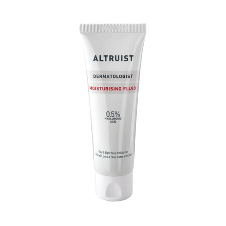 Altruist Hidratante Fluido, emulsión hidratante con ácido hialurónico, 50 ml