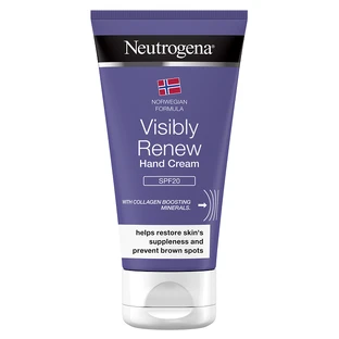 Crema de manos Visibly Renew con FPS 20, 75 ml, Neutrogena