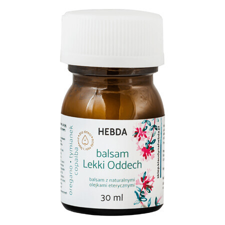 Hebda, bálsamo Lekki Oddech, 30 ml