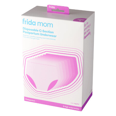 Frida Mom, ropa interior postparto desechable, bragas, post cesárea, 8 piezas