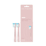 Seysso Deep Clean, cabezales de repuesto para el cepillo dental sónico Junior, rosa, 2 piezas