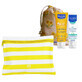 Mustela Sun Set, Baby on the go - piel con tendencia at&#243;pica, loci&#243;n de protecci&#243;n solar, SPF 50, 40 ml + Stelatopia, crema facial, 40 ml + neceser impermeable de regalo