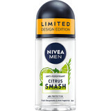 Nivea Men Citrus Smash, antitranspirante roll-on para hombre, 50 ml