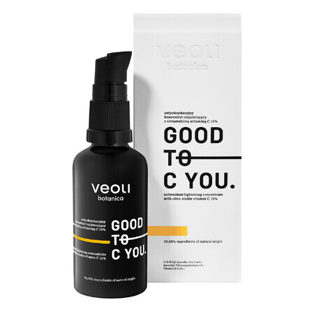 Veoli Botanica Good To C You, Antioxidans-Konzentrat mit Vitamin C 15%, 40 ml