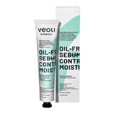 Veoli Botanica Oil-Free Sebum Control Moisturizer, crema de día de hidrogel con extracto activo de té verde con EGCG, Nelupure y extracto de Centella Asiática, 50 ml