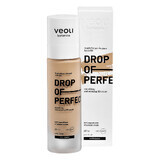 Veoli Botanica Gota de Perfección. BB cream alisadora y cubriente, SPF 20, n.º 4.0 N Ámbar, 30 ml