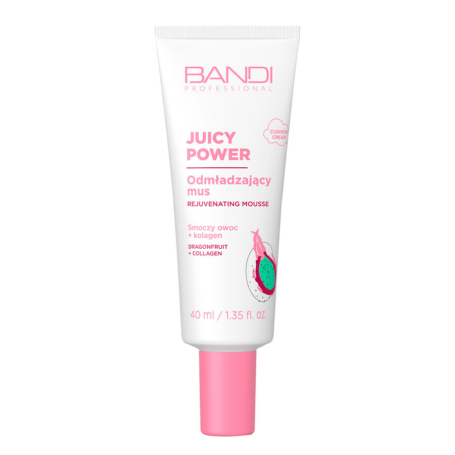 Bandi Juicy Power, verjüngendes Gesichtsmousse, Drachenfrucht + Kollagen, 40 ml