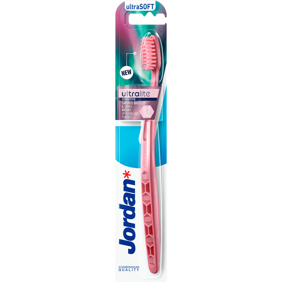 Jordan Ultralite Ultrasoft, cepillo de dientes, muy suave, 1 pieza