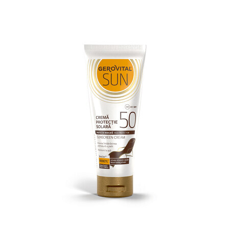 Gerovital Zonnebrandcrème SPF50, 100ml, Farmec