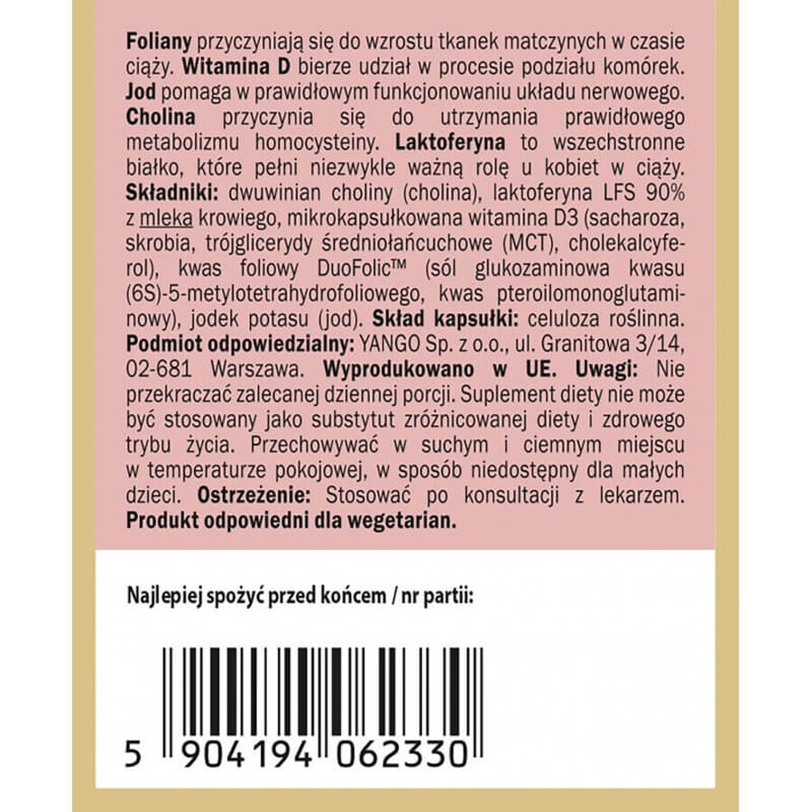 Yango Pregna Paso 2, 60 cápsulas vegetales