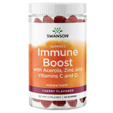 Swanson Immune Boost, gominolas, sabor cereza, 60 unidades