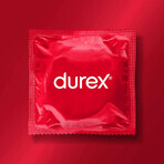 Durex Feel Thin Classic, preservativos con más lubricante, finos, 12 unidades