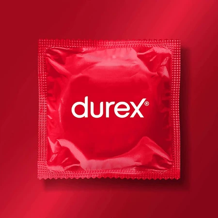 Durex Feel Thin Classic, preservativi con più lubrificante, sottili, 12 pezzi