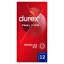 Durex Feel Thin Classic, preservativi con più lubrificante, sottili, 12 pezzi