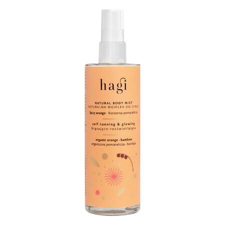 Hagi Spicy Orange, bruma corporal natural, bronceadora e iluminadora, 100 ml