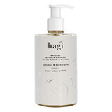 Hagi Lino y Algodón, gel de higiene íntima natural con prebiótico, pieles sensibles y normales, 300 ml