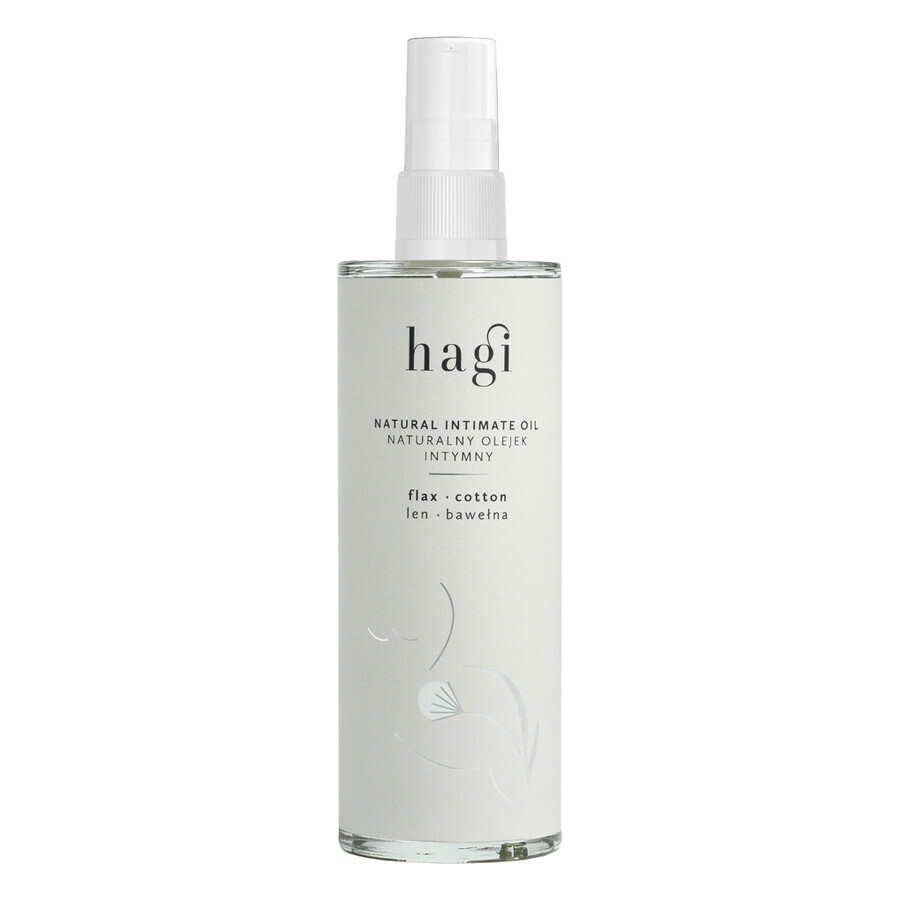 Hagi Lino y Algodón, aceite íntimo natural, 100 ml