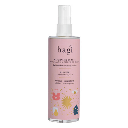 Hagi Holidays in Bali, bruma corporal natural, iluminadora, 100 ml