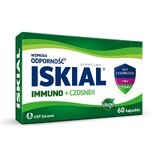 Iskial Immuno + Ajo, para niños mayores de 6 años y adultos, 60 cápsulas