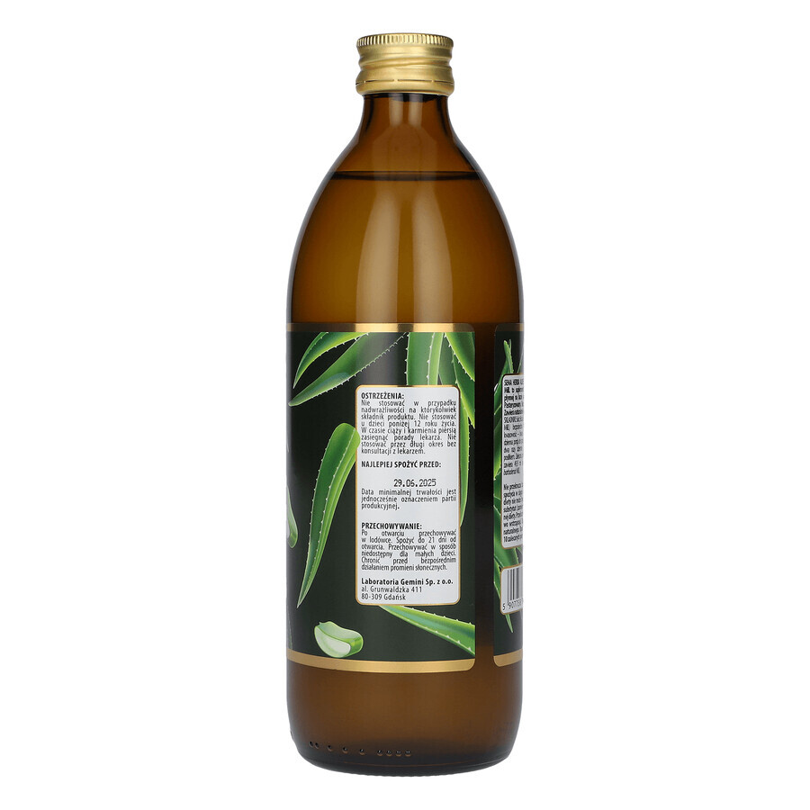 SEMA Herba Aloe, jugo de hoja, 500 ml