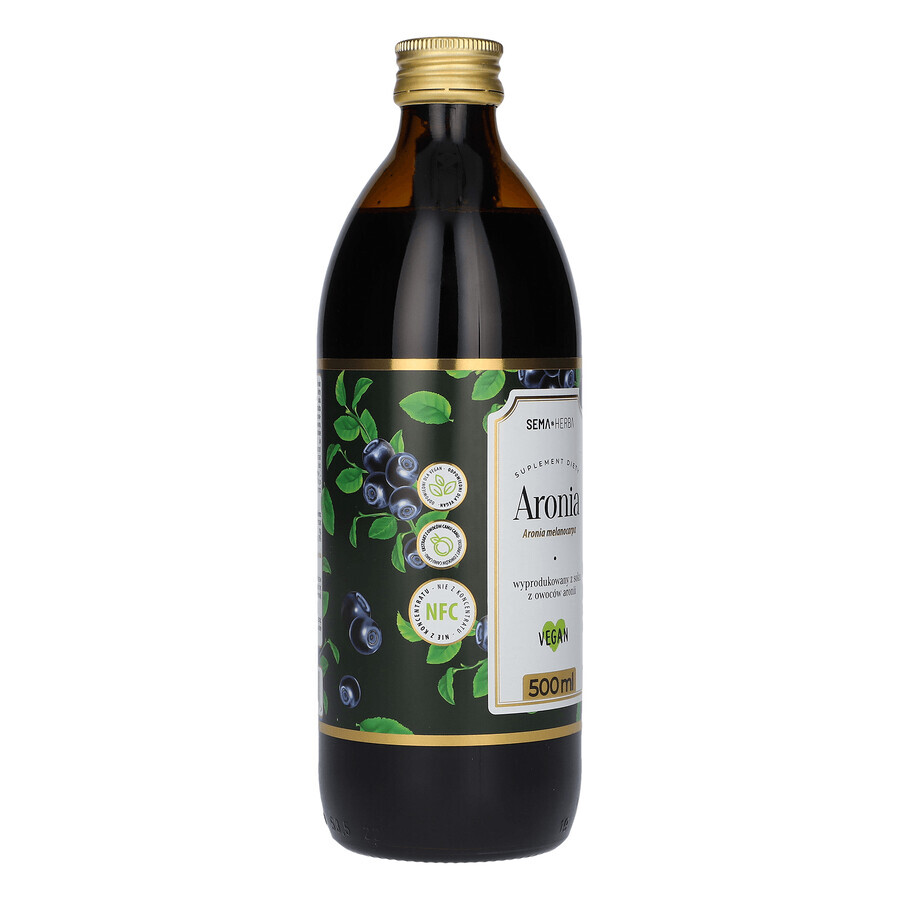 SEMA Herba Aronia, zumo de frutas, 500 ml