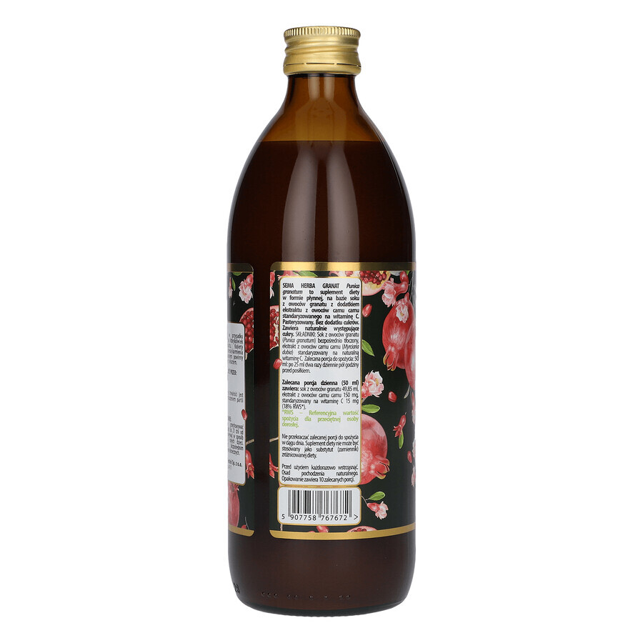 SEMA Herba Granada, zumo de frutas, 500 ml