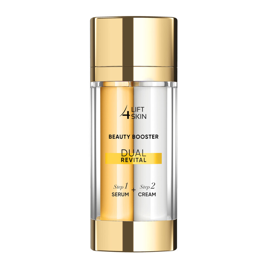 Lift4Skin Beauty Booster Dual Revital set, sérum à 12% de vitamine C, 15 ml + crème revitalisante, SPF 30, 15 ml