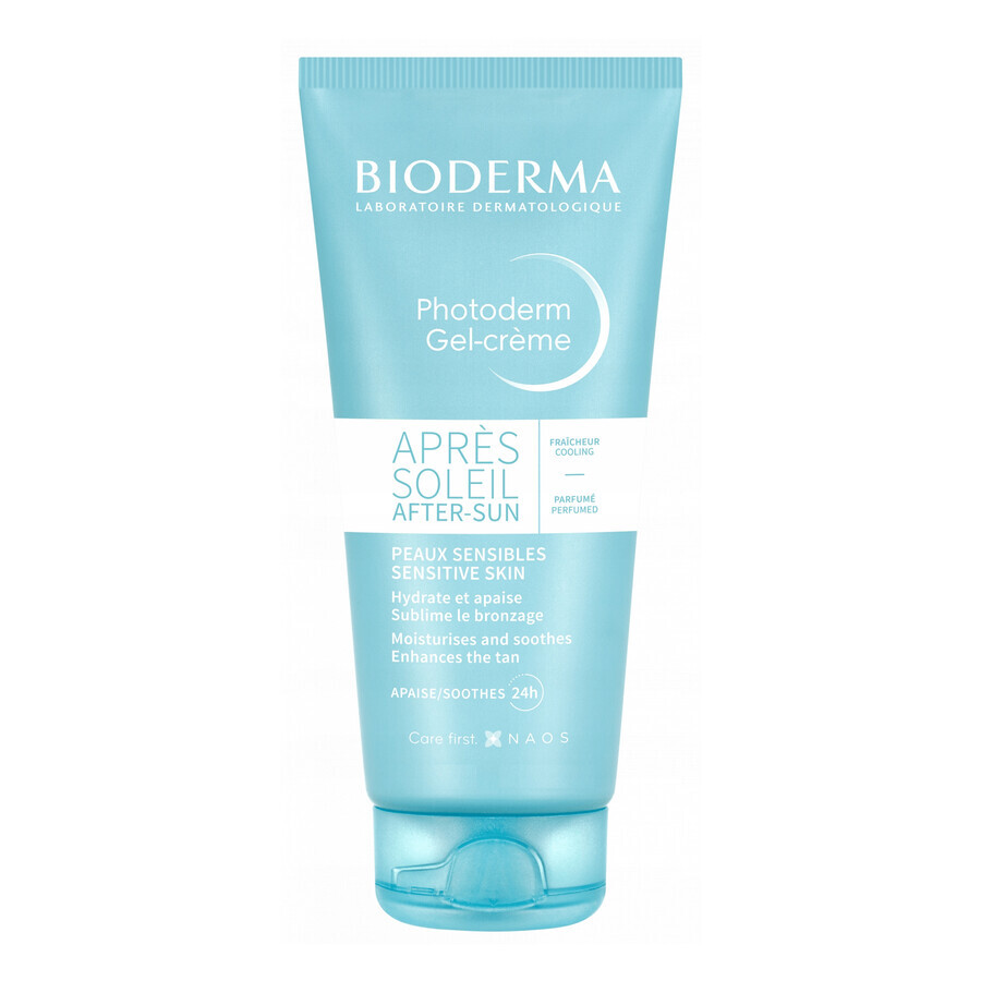 Set Bioderma Photoderm Pediatrics, fluido mineral para niños, para pieles sensibles y alérgicas, FPS 50+, 50 g + gel-crema calmante para prolongar el bronceado, 100 ml