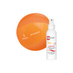 Emolium Suncare, spray protector mineral para niños a partir de 1 día y adultos, SPF 50+, 100 ml + pelota de playa de regalo