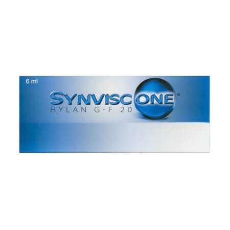 Synvisc Hylan G-F 20 16 mg/2 ml, 2 ml x 3 voorgevulde spuiten