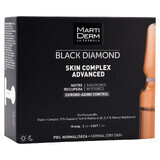 MartiDerm Black Diamond Skin Complex Advanced, suero nutritivo y regenerador, 2 ml x 10 ampollas