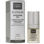 MartiDerm Platinum Expression, gel contorno de ojos y labios, 15 ml