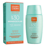 MartiDerm Sun Care Bronze D, fluido facial con protección solar SPF 30, 50 ml