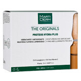 MartiDerm The Originals Proteos Hydra Plus, sérum hidratante con antioxidantes, piel seca, 2 ml x 10 ampollas