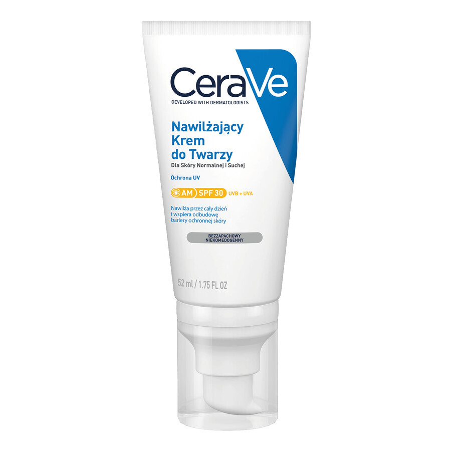 Cerave, feuchtigkeitsspendende Gesichtscreme, SPF 30, 52 ml