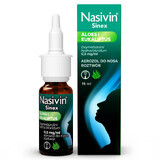 Nasivin Sinex Aloe ed Eucalipto 0,5 mg/ml, spray nasale per adulti e bambini di età superiore ai 6 anni, 15 ml