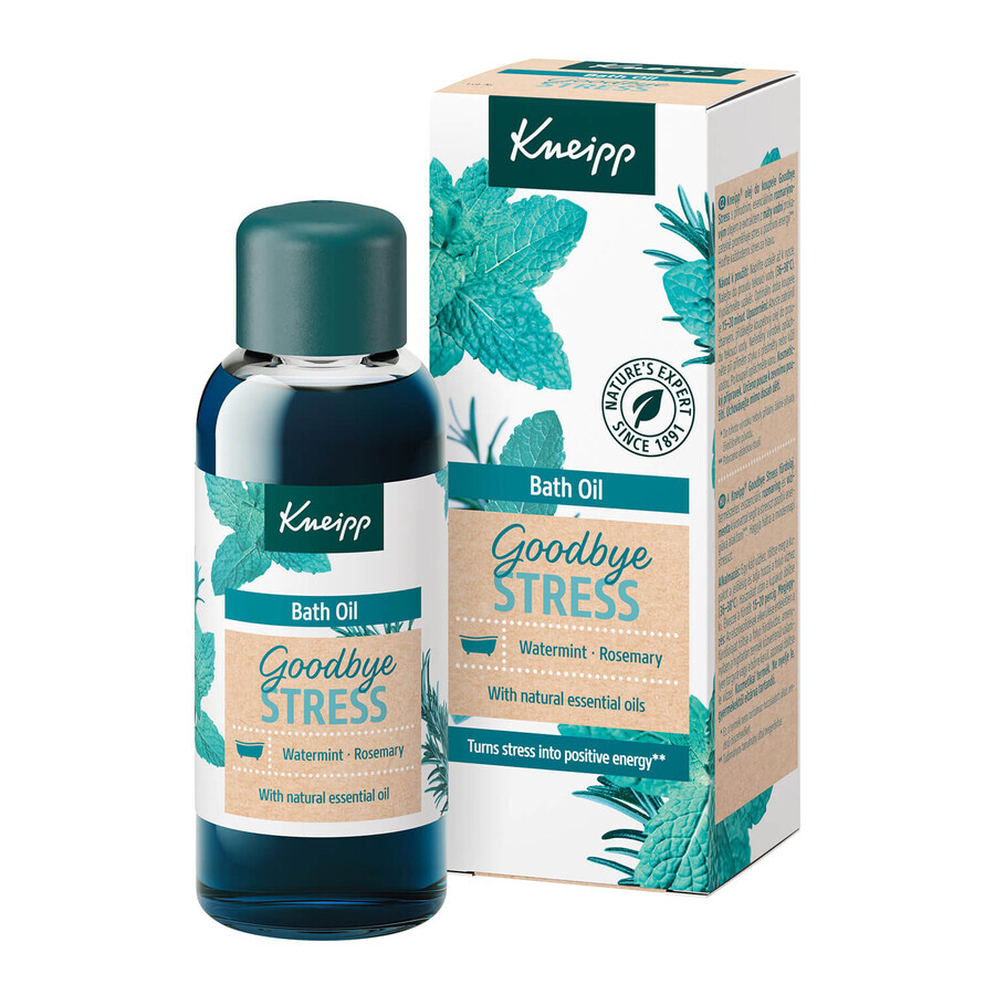 Kneipp Goodbye Stress Romero y Menta, aceite de baño, 100 ml