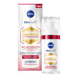 Nivea Cellular Luminous 630, sérum antiedad 2 en 1 para decoloración y arrugas, 30 ml