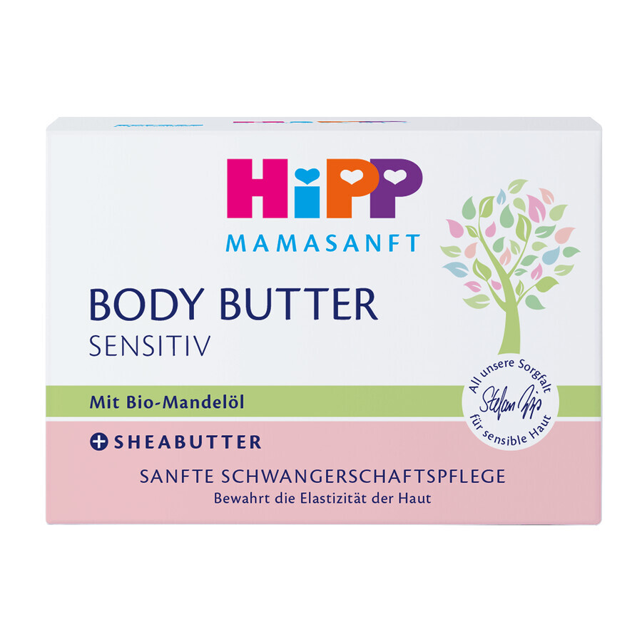 HiPP Mamasanft Sensitiv, body butter for pregnant women, 200 ml