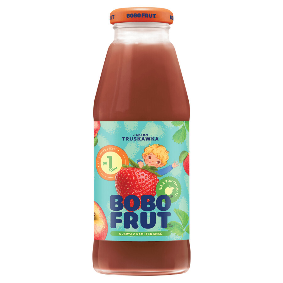 Bobo Frut Néctar de frutas, manzana, fresa, después de 12 meses, 300 ml