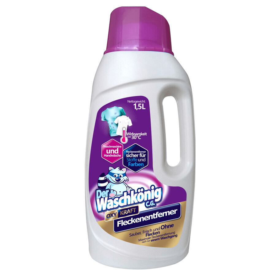 Der Waschkonig, quitamanchas líquido de oxígeno para tejidos de color, 1,5 l