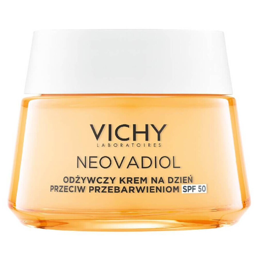 Vichy Neovadiol Post-Menopause, aufbauende Tagescreme gegen Hyperpigmentierung, SPF 50, 50 ml