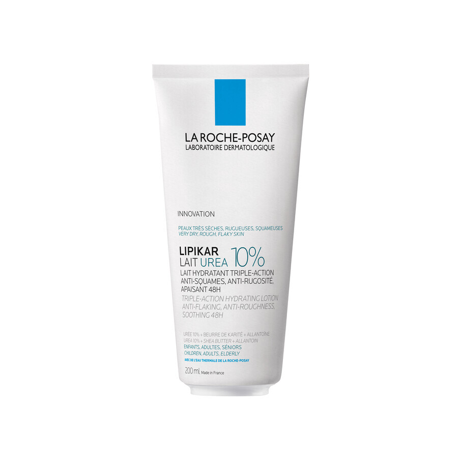 La Roche-Posay Lipikar Lait Urea 10%, lapte de corp hidratant, 200 ml