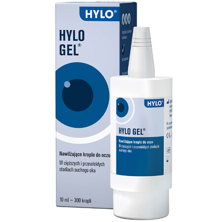 Hylo Gel, picături hidratante pentru ochi, fără conservanți, 10 ml