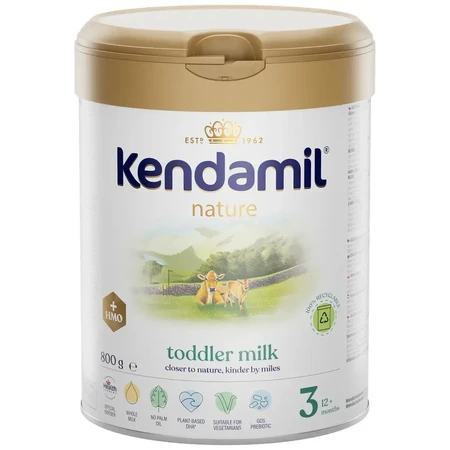 Kendamil Nature 3 HMO+, leche para bebés, a partir de los 10 meses, 800 g