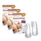 Set Femaltiker Plus, sabor chocolate, 3x12 sobres + cepillo de dientes de silicona Canpol de regalo