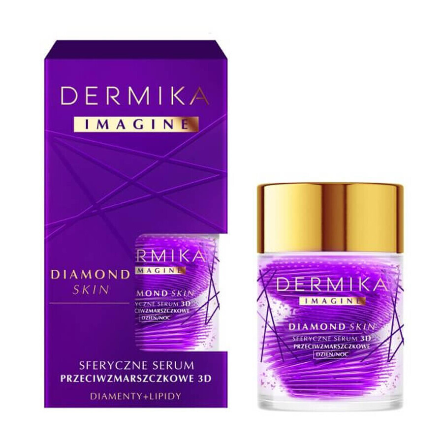 Dermika Imagine Diamond Skin, ser 3D sferic antirid, 60 g