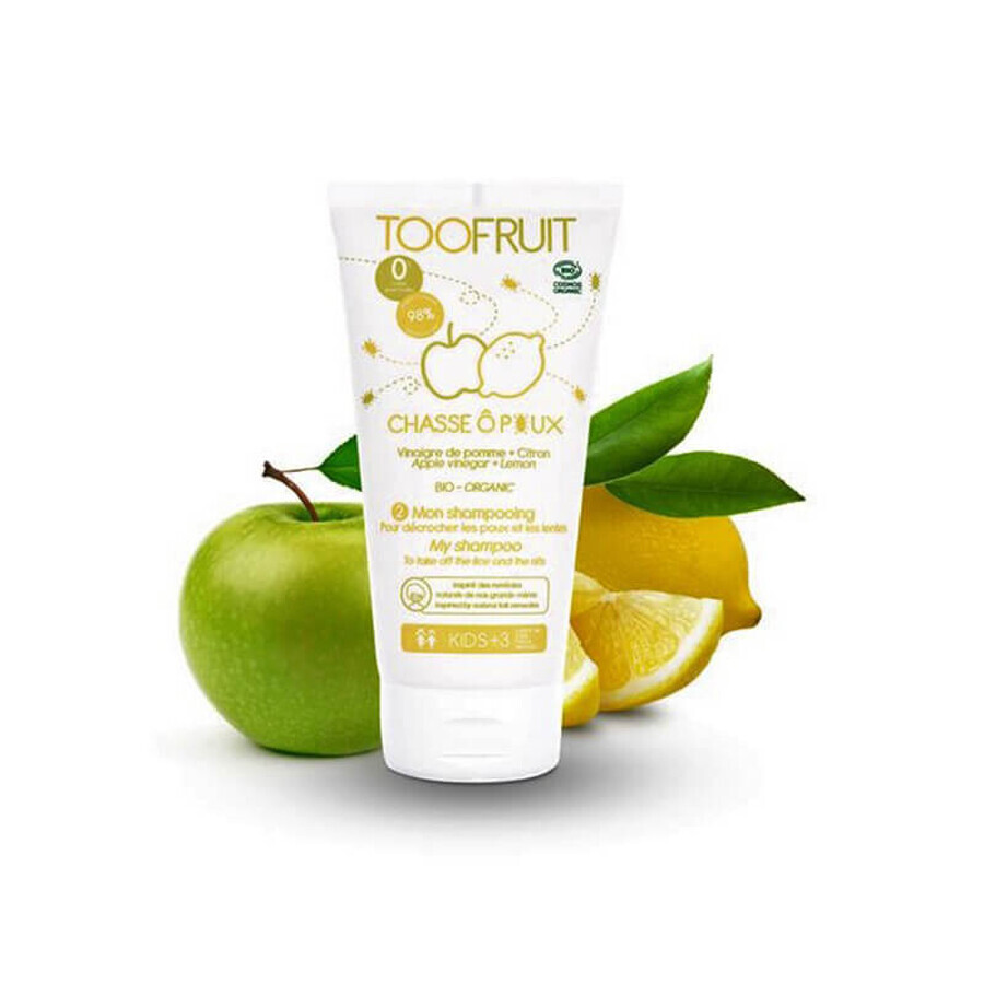 Toofruit, haarluizenshampoo voor kinderen vanaf 3 jaar, 150 ml